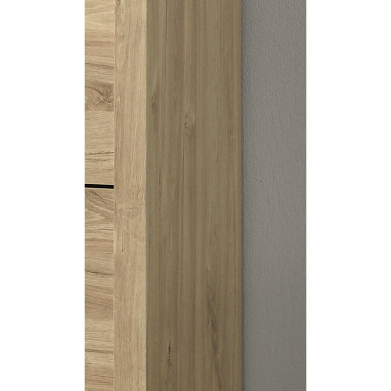 Elara 32"W 4-Drawer Chest With Handles, Light Oak