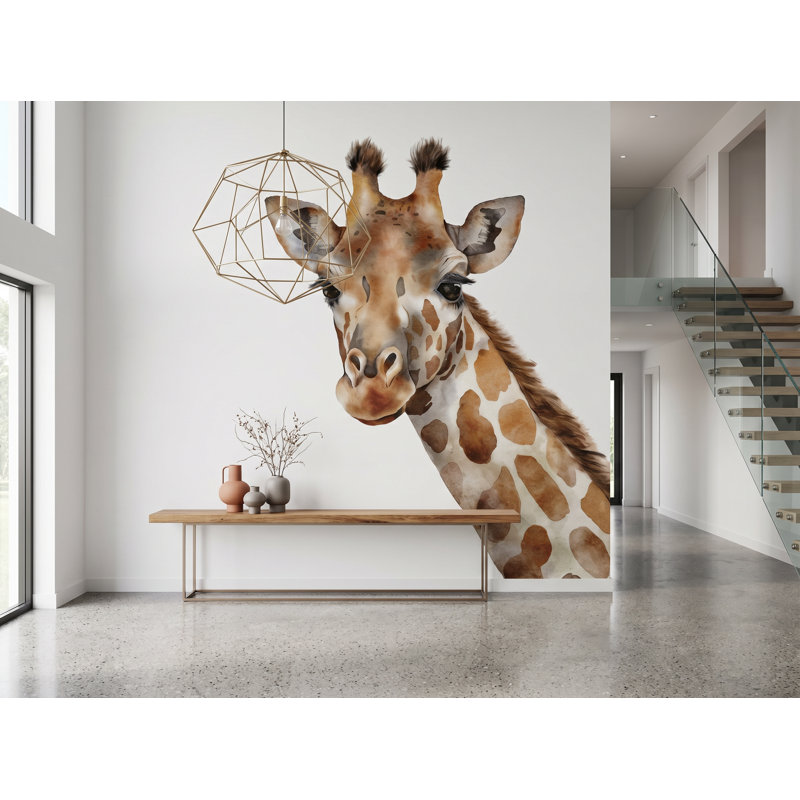 Panneau girafe L 8,33 pi x l 100 po, l 125 po x H 125 po, L 125 po x H 125 po, Vinyle peler et coller