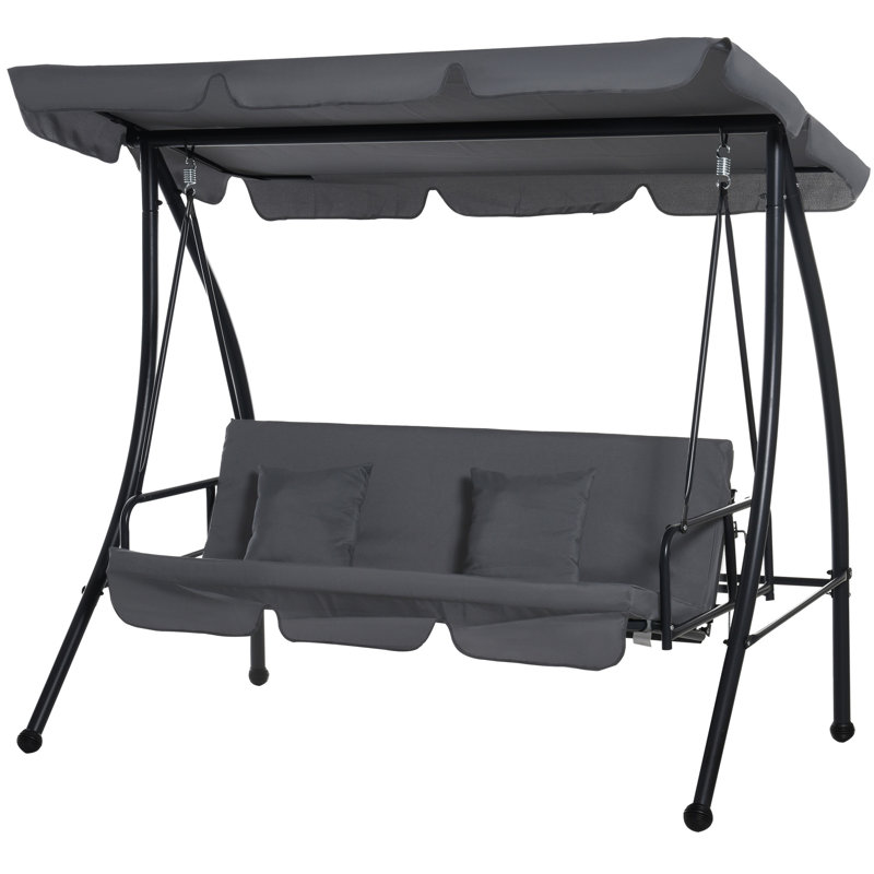 Ashray 3 Person Porch Swing with Canopy