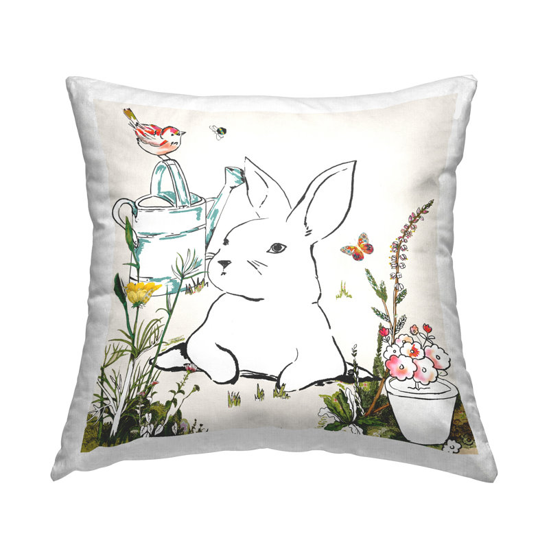 Coussin Curious Bunny Rabbit