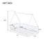 Lit simple en forme de tente avec garde-corps et porte-15937058-15937068