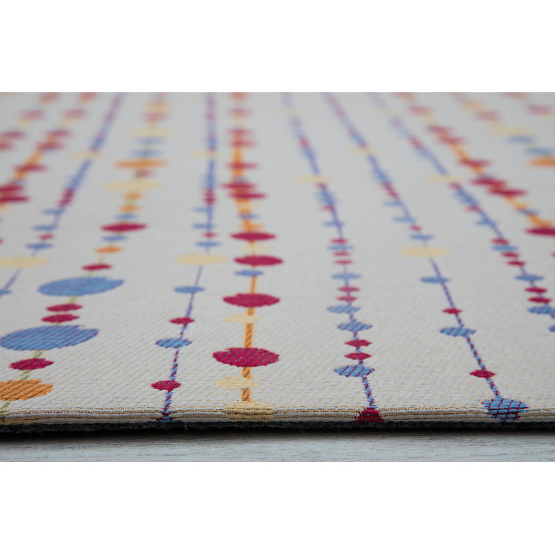 Tapis de chaise de bureau en jacquard de polyester avec support antidérapant Anji, H 0,25 po x l 36 po x P 48 po