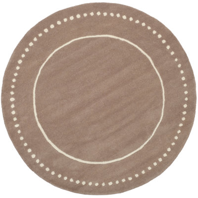 Cruz Hand-Tufted Wool Beige Area Rug