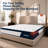 12" Queen Size Mattress, Medium Plush Hybrid with Individual Pocket Spring & Cooling Gel Memory Foam, Bed in a Box, CertiPUR-US Certified-531570398-531570399