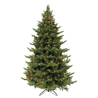 Lighted Artificial Fir Christmas Tree
