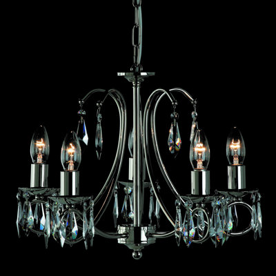 5 - Light Candle Style Chandelier