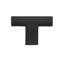 Lot de plusieurs boutons en T pour armoire de bar Vail, noir mat, longueur 5 cm (2 po)-49797428