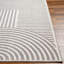 Tapis gris en polypropylène tissé à la machine Hrissonka-546999080
