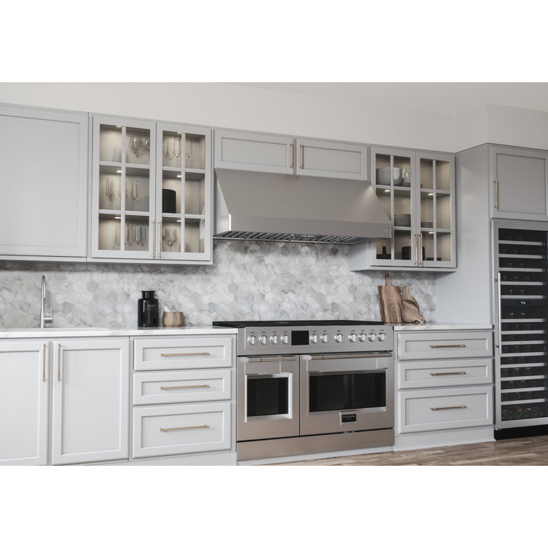 Zephyr Tempest II 30" 650 CFM Wall Mount Range Hood with LED Light in Stainless Steel, 30"