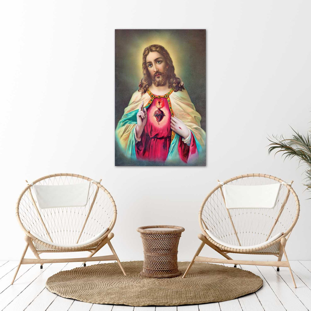 Grafikdruck Herz von Jesus Christus