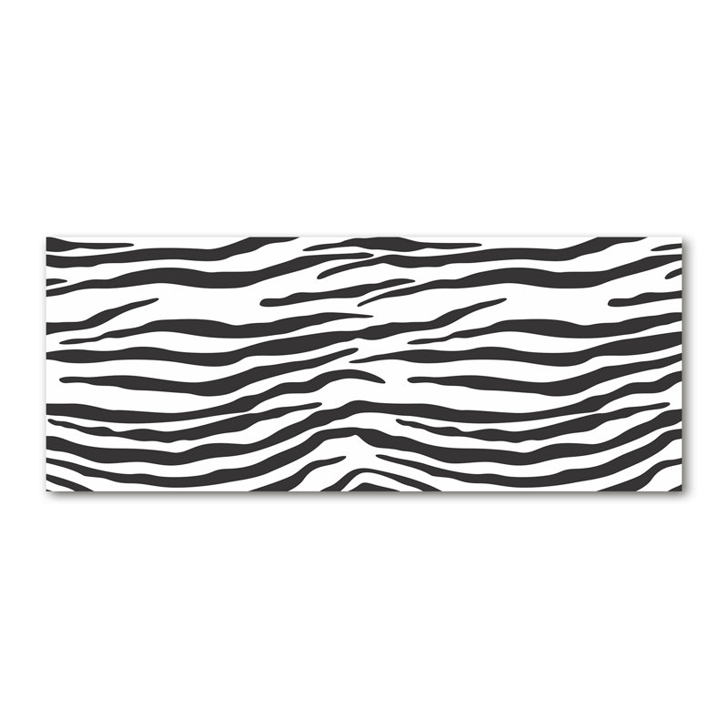 Zebra Background - Wrapped Canvas Print