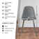 Lenworth Chrome and Glass Rectangular Dining Table Set with 4 Luxury Faux Leather Chairs