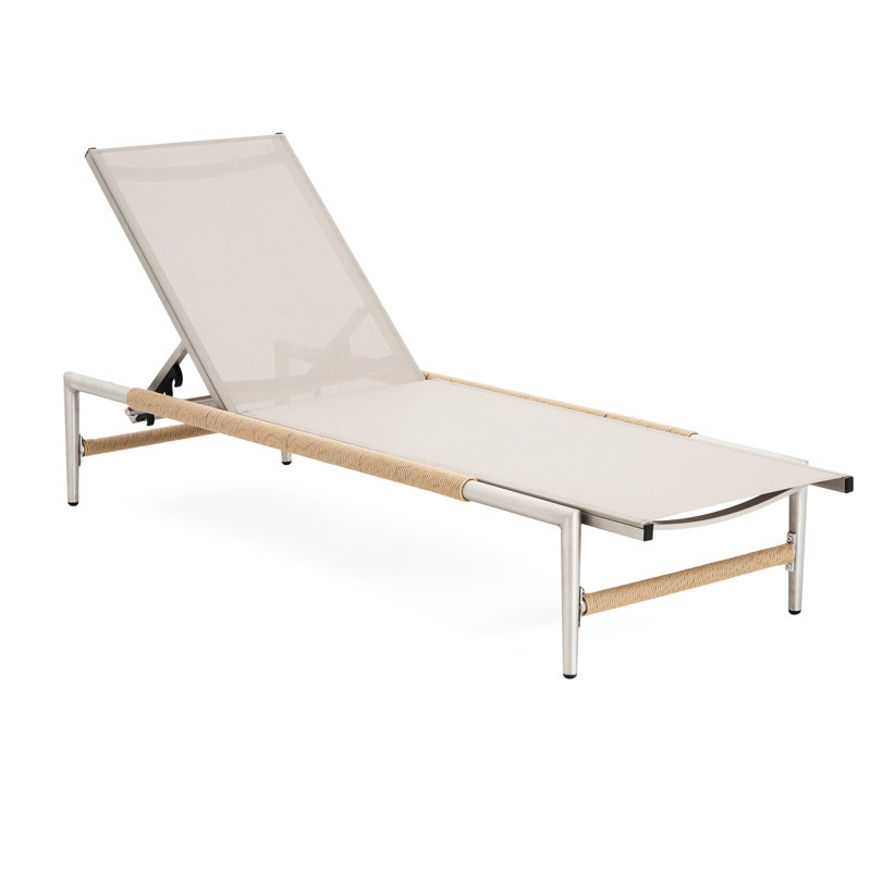 Modern Backyard Delightful Seat - Aluminum, Breathable Mesh Seat, Ergonomic, Rust Outdoor Relaxing Chair Mesh, Rust-, Comfortable