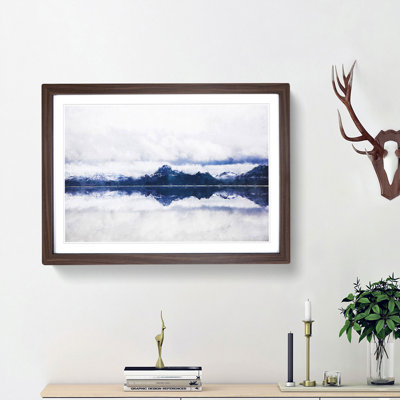 The Twin Lakes in Colorado - Picture Frame Painting Print