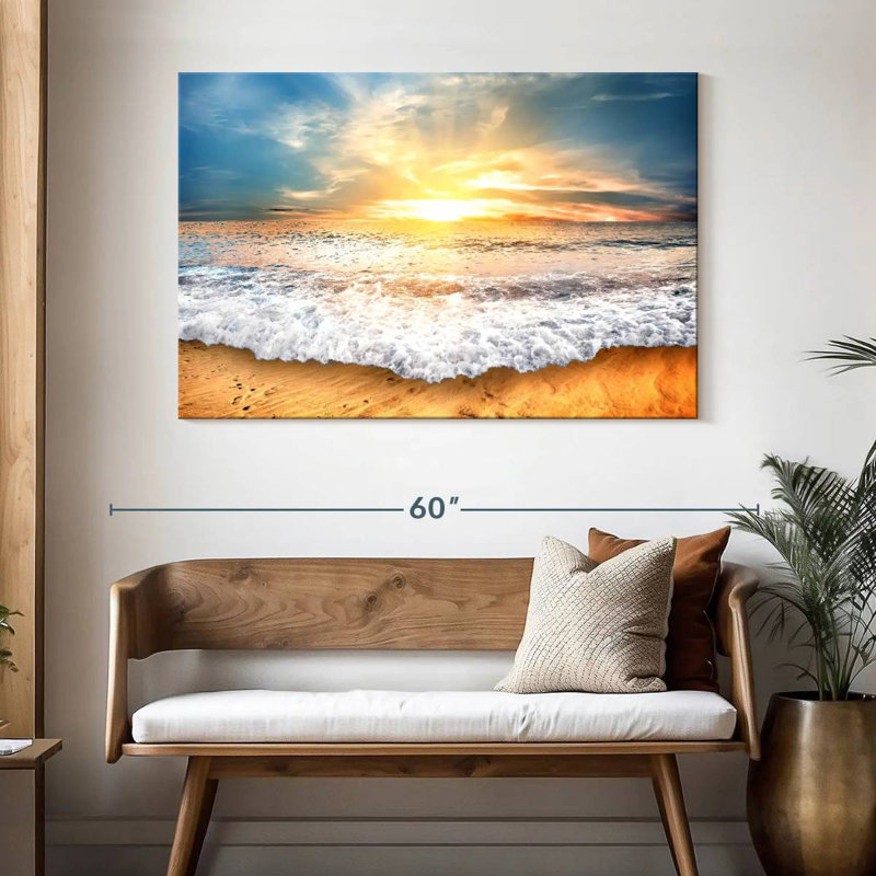 Gillard Sunrise Beach Waves, H 32 po x l 48 po