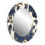 Décoration murale symphonique pivoines bleues et bleues - Miroir rond pivoine florale_MTMIR62950-1029183971-1029183982