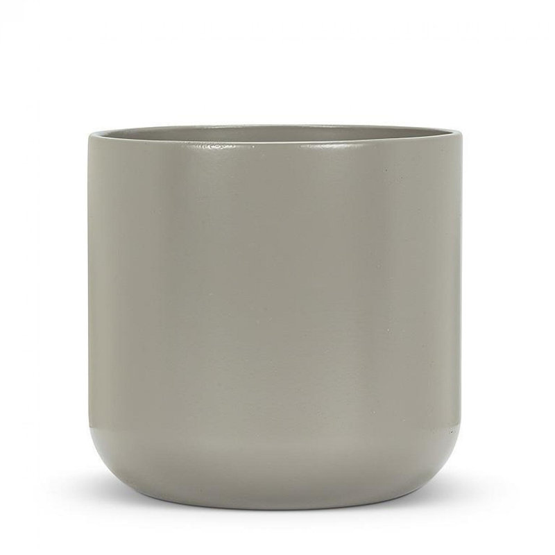 Jardinière classique, H 7 po x l 7,5 po x P 7,5 po, Gris foncé