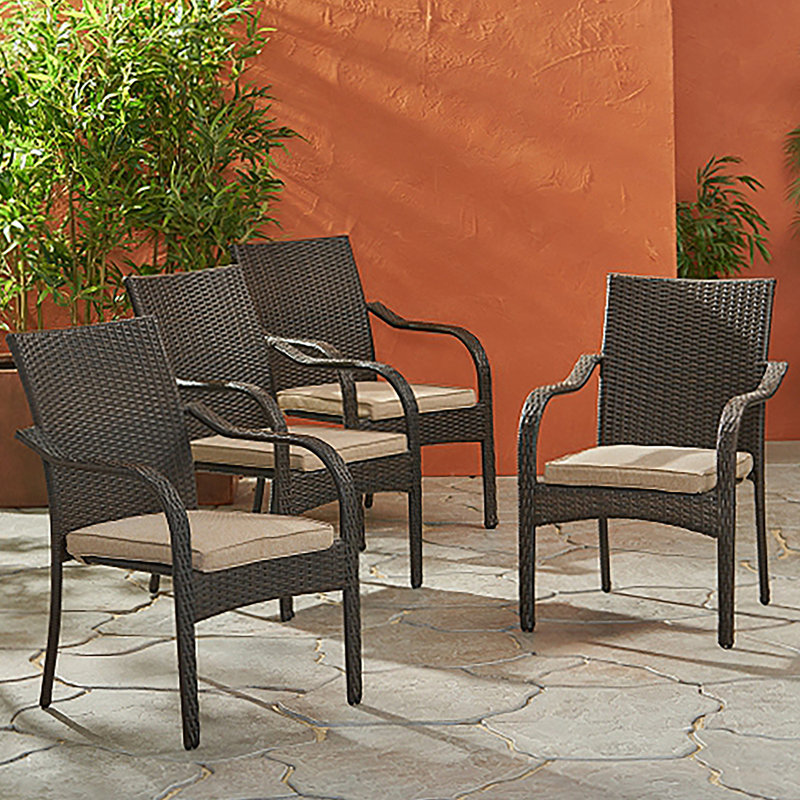 Chaises d'extérieur en osier, 56225,00CHRBRN KD