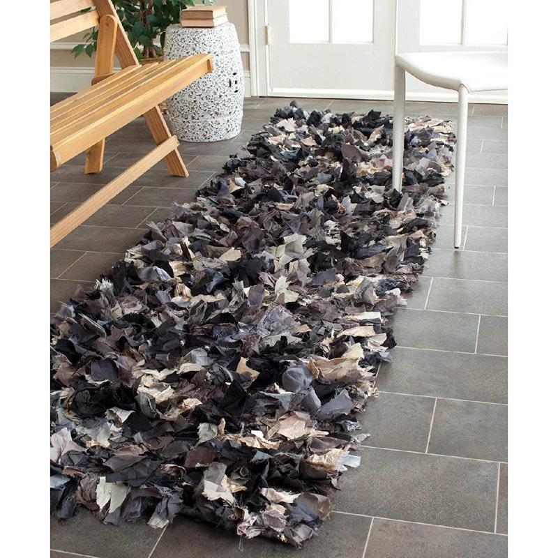Godsey Shag Hand Woven Performance Rug, Runner 2'3" x 11'