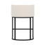 Tabouret de comptoir rembourré 26 "avec structure en métal Jessica-1469342753-1469342754