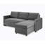 Tannum 3 Seater Velvet Sofa Bed-1319665164