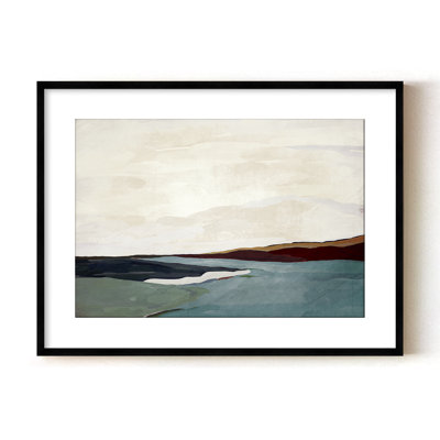 Costa Modscape VI By Chichi - Modern Coastal Landscape Painting