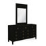 Commode 9 tiroirs avec miroir Warwick