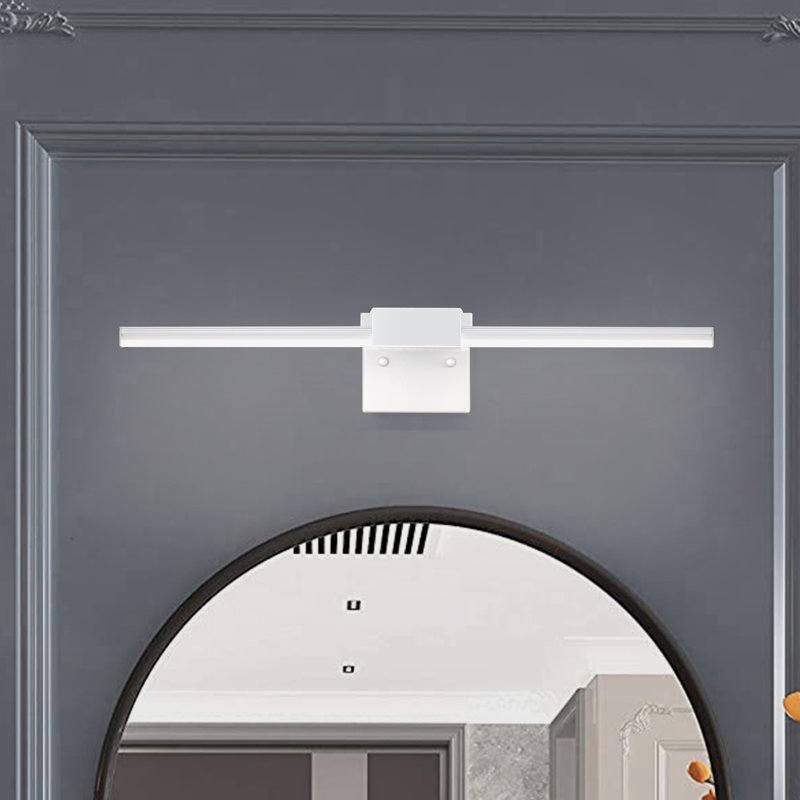Éclairage pour meuble-lavabo à DEL Graylee, Blanc