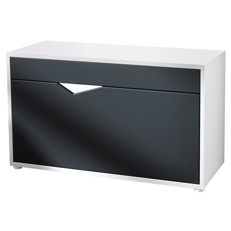Seph Storage Bench, White matt/Black matt