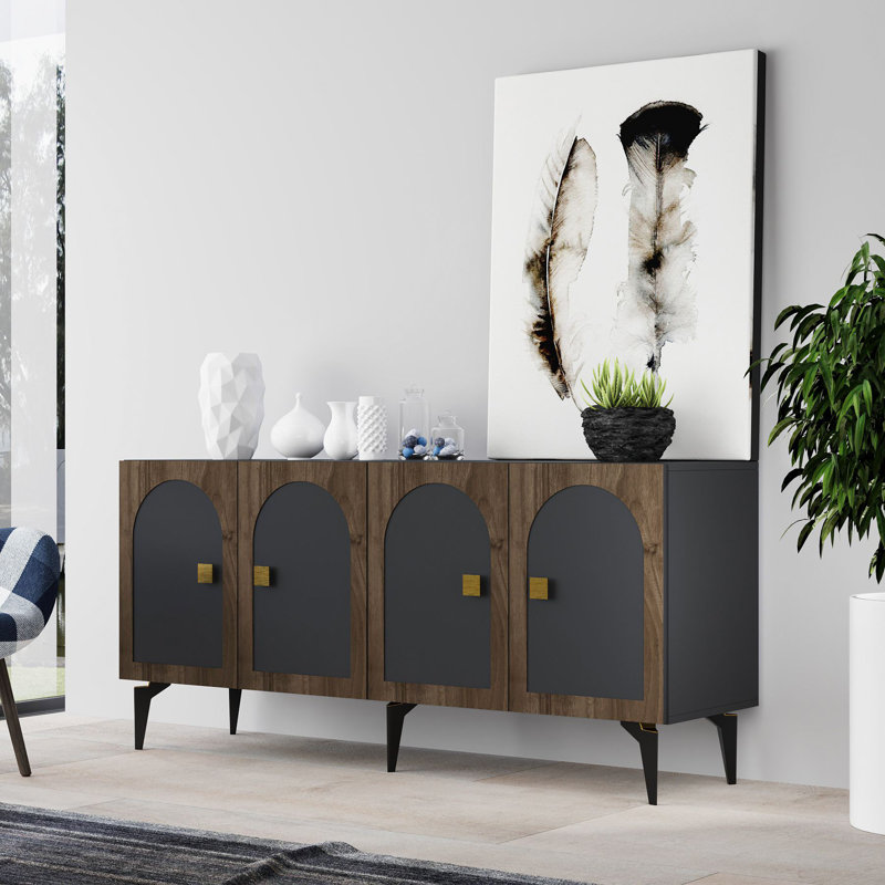 Olivia 150cm Console Table, Grey