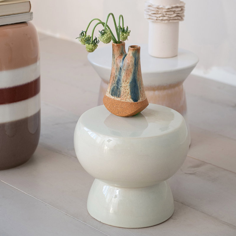 Elegance Stoneware Stool Pedestal