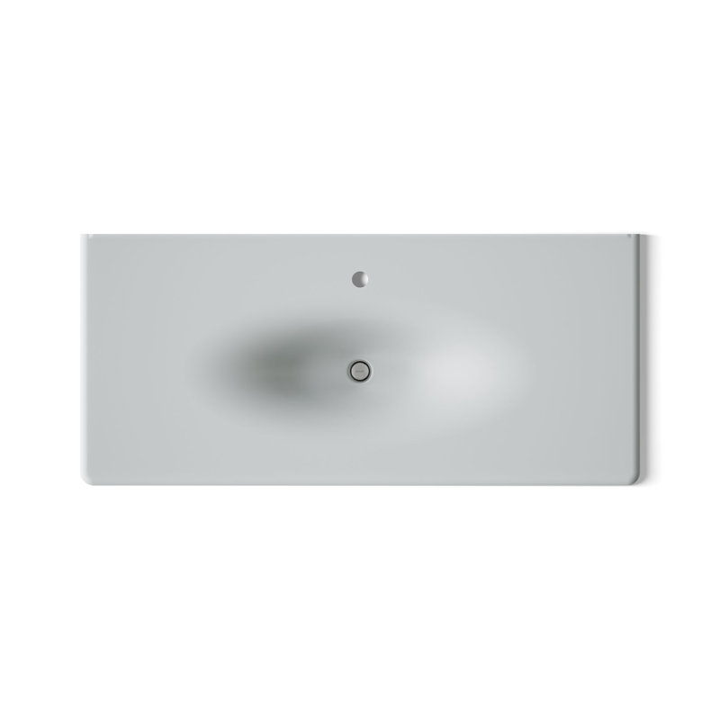 Iron Impressions® 50" Single Bathroom Vanity Top, Single, Ice Grey