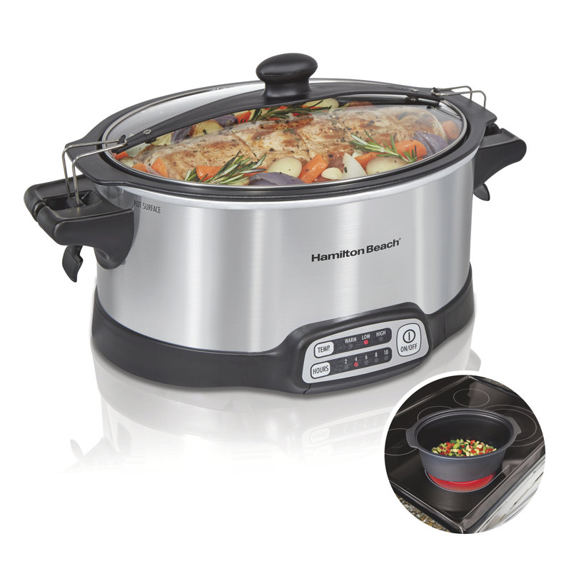 Mijoteuse Hamilton Beach Stay Or Go Sear & Cook