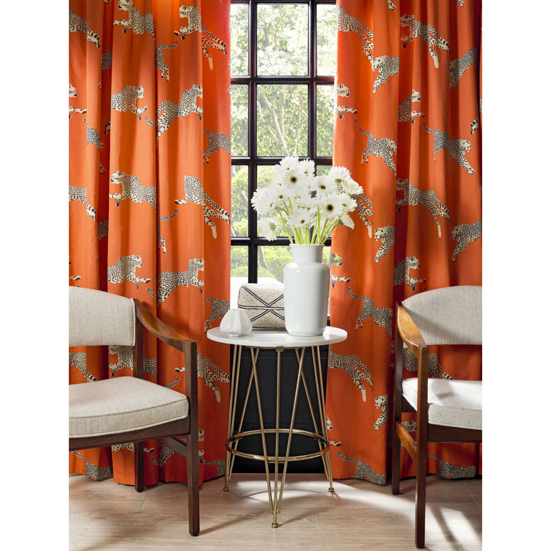 Leaping Cheetah Fabric, Evergreen
