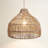 Andreina 1 - Dreamy Palm Fibers Pendant Light - Natural Dome 1-Light Polished Handwoven Dimmable Hanging Light For Kitchen Island, Kitchen, Dining Room, Living Room or Bedroom in Boho, Country, Farmhouse, Modern Farmhouse & Mid-Century Modern Style-544679875