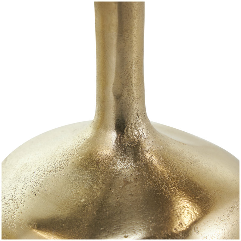 Bozeman Earthenware Table Vase, Gold