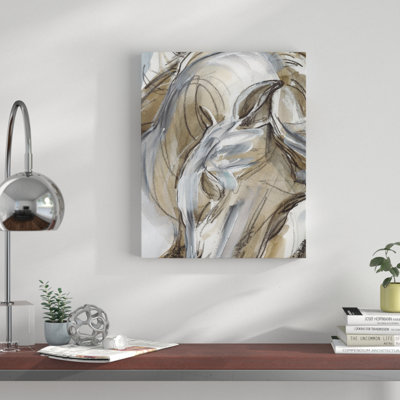 «Horse Abstraction I», reproduction sur toile