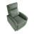 Modern Push Back Recliner Chair Green Soft Corduroy Upholstery Comfort Solid Wood Living Room Furniture 1Pc-258960319