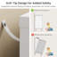 Commode 6 tiroirs 47 po de large avec station de charge, 2 prises CA, 1 port USB et 1 port Type-C -2053825974