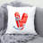 Reversible Throw Pillow-491675427
