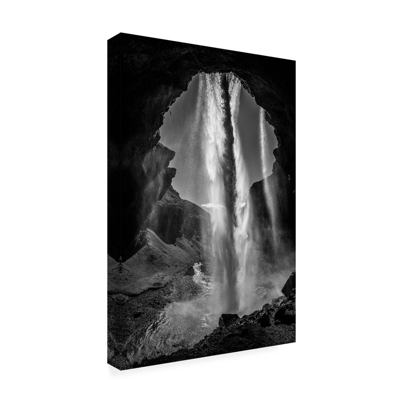 Bolognaise derrière la cascade de Dieter Reichelt, H 19 po x l 12 po x P 2 po
