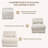 Folding Bean Bag Sofa Bed,Convertible Sleeper Bed & Portable Mattress with Pillow and Lumbar Support in Dorm,Bedroom, Apartment,Office,Compressed Packaging-359842018
