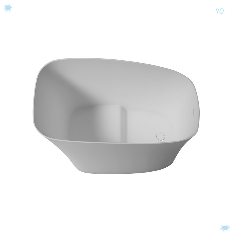 51" Solid Surface Soaking Bathtub