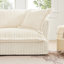 Comfy Corduroy 2 - siège profond, coussin rembourré, housse amovible, salon crème-531926803