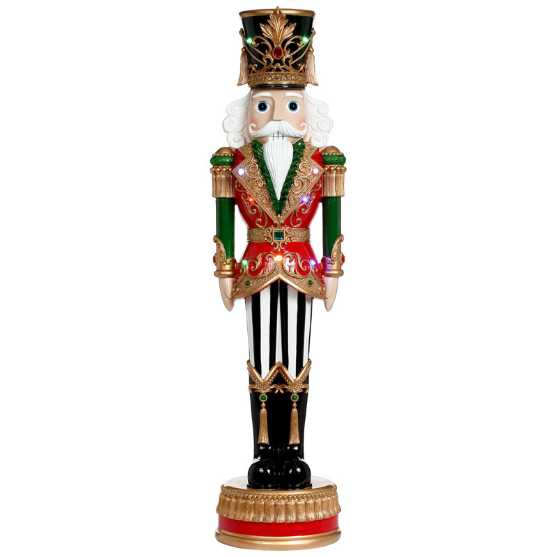 Lighted And Musical Holiday Nutcracker, Small - 36 Inches