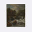 Mountain Landscape With Waterfall Print by Jacob Isaacksz Van Ruisdael