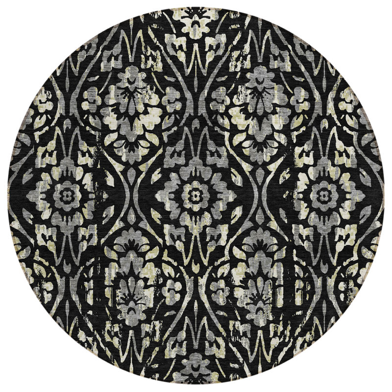 Tapis intérieur / extérieur Maliana, Rond 8 pi