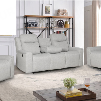 Upholstered 79'' Reclining Sofa