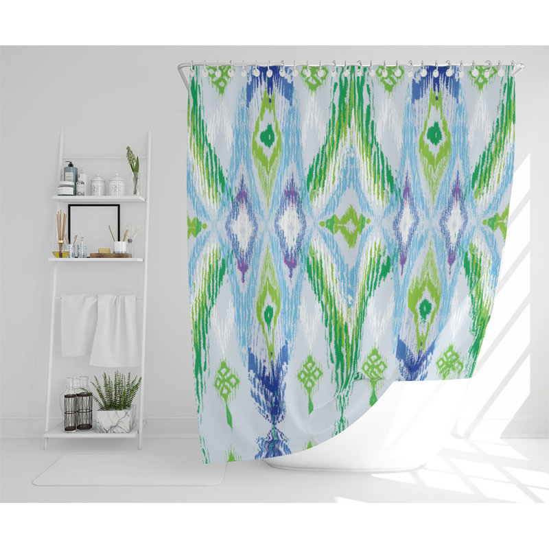 Buch Polyester Shower Curtain Set