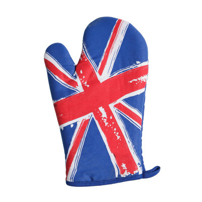 Belfry Kitchen Tackett Plaid Cotton Oven Mitt